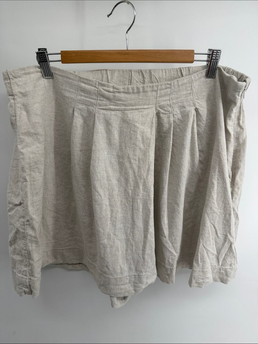Banana Republic Factory linen cotton blend culotte shorts skirt sz XL